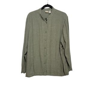 Linden Hill Linen Blend Jacket 1X